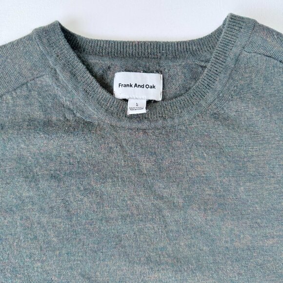 Frank & Oak Merino Wool Crewneck Sweater Size Large - Picture 3 of 6